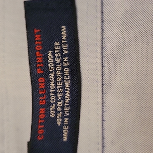 STRAFFORD PERFORMANCE CLASSIC FIT BLUE SHIRT SIZE 15 1/2 (34-35) - Picture 15 of 15